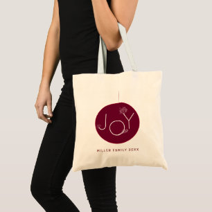 Tote Bag Joie moderne Monogramme de vacances