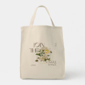Tote Bag Join the Waggle Dance Crew: Elegant Bee & Jasmine (Dos)