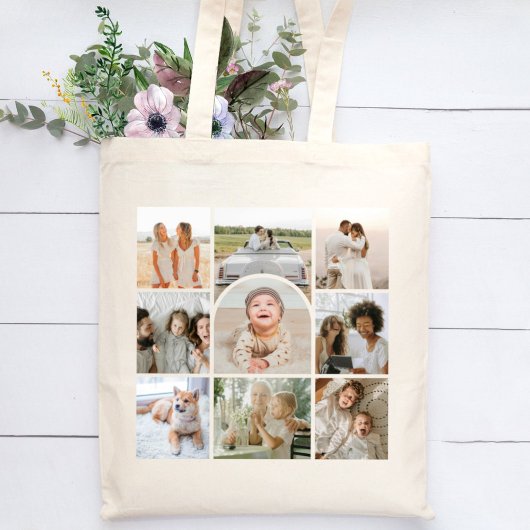 Tote Bag Joli Arche de Collage Multi Photo 9