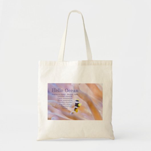 Tote Bag joli bébé anemone poisson (Devant)
