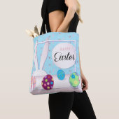 Tote Bag Joli Bunny Boeuf de Pâques Chasse Printemps (De près)