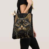 Tote Bag Joli chat noir (De près)
