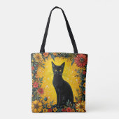 Tote Bag Joli chat noir (Dos)