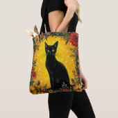 Tote Bag Joli chat noir (De près)