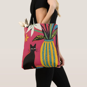 Tote Bag Joli chat noir drôle
