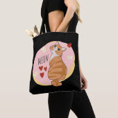 Tote Bag Joli chat orange (De près)