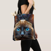 Tote Bag Joli chat siamois (De près)