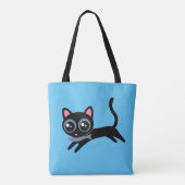 Tote Bag Joli chaton avec poisson (Dos)