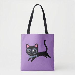 Tote Bag Joli chaton avec poisson