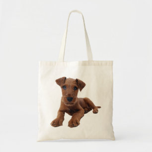 Tote Bag Joli Chien Toutou Amoureux Airedale Terrier