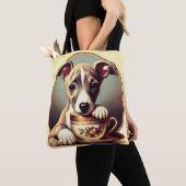 Tote Bag Joli chiot Whippet (De près)