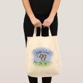 Tote Bag Joli Couple Lesbien Devinez Quoi (Devant (produit))