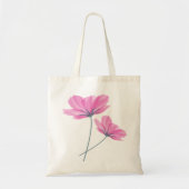 Tote Bag Joli dessin de fleur rose (Devant)