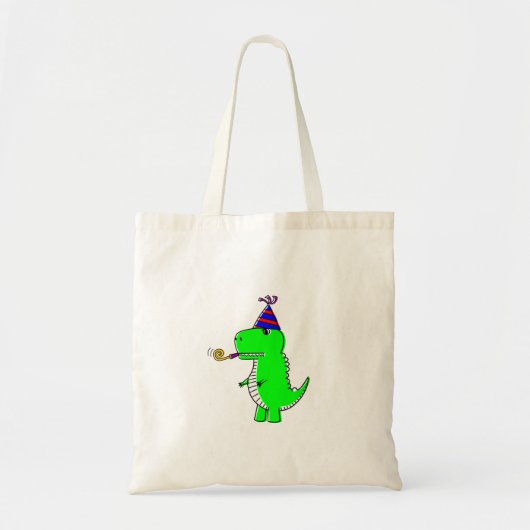 Tote Bag Joli Dinosaur d'anniversaire (Devant)
