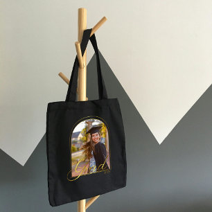 Tote Bag Joli diplômé BOHO avec photo et année à l'arche do