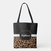 Tote Bag Joli Empreinte de léopard (Dos)