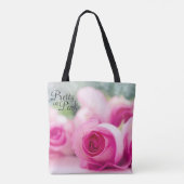 Tote Bag Joli en rose Roses (Dos)