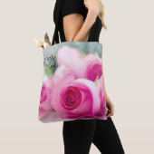 Tote Bag Joli en rose Roses (De près)