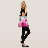 Tote Bag Joli en rose Roses (Sur le modèle)