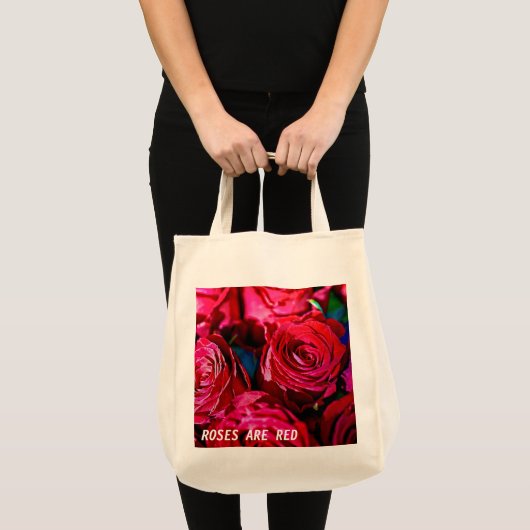 Tote Bag Joli Ensemble De Roses Rouges (Devant (produit))