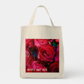 Tote Bag Joli Ensemble De Roses Rouges (Dos)