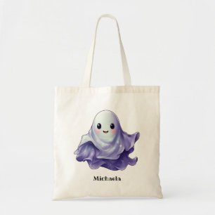 Tote Bag Joli fantôme personnalisé Halloween