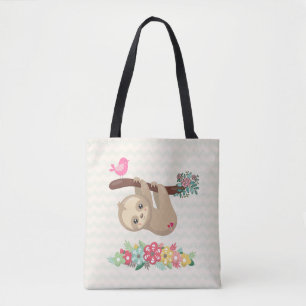 Tote Bag Joli fentes Brown accrochées à l'envers
