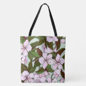 Tote Bag Joli jardin fleuri Vert Grand magasin (Devant)
