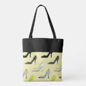 Tote Bag Joli Jaune Talons Chic (Dos)