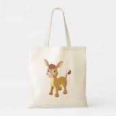 Tote Bag Joli jeune âne avec grands yeux bleus (Dos)