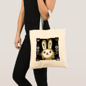 Tote Bag Joli lapin de vacances de Pâques (Devant (produit))