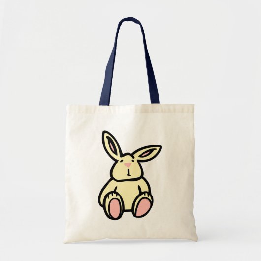 Tote Bag Joli Lapin Jaune (Devant)
