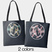Tote Bag Joli logo Turquoise et bleu Koi Fish Pond
