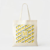 Tote Bag Joli Monogramme citron (Devant)