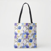Tote Bag Joli Monogramme Floral Printemps Bébé couche (Devant)