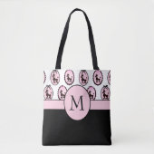 Tote Bag Joli Monogramme Parade de canicules (Devant)