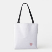 Tote Bag Joli Motif de coeur (Dos)