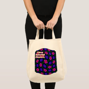 Tote Bag Joli Motif de fleurs roses