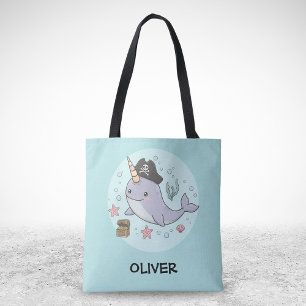 Tote Bag Joli narval pirate