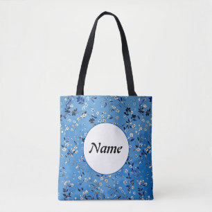 Tote Bag Joli Nom De Fleurs De Dessin Animé Féminin Tendanc