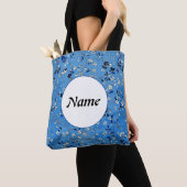 Tote Bag Joli Nom De Fleurs De Dessin Animé Féminin Tendanc (De près)