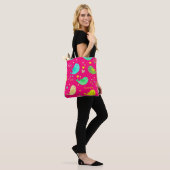 Tote Bag Joli Oiseaux mignons Aimer Coeurs (Sur le modèle)