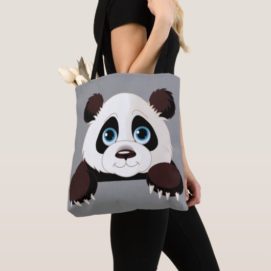 Tote Bag Joli Ours Panda (De près)