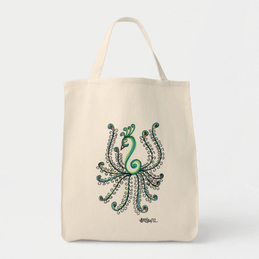Tote Bag Joli paon (Devant)