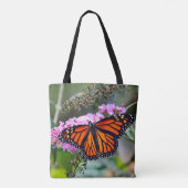 Tote Bag Joli papillon Monarque Photo (Dos)