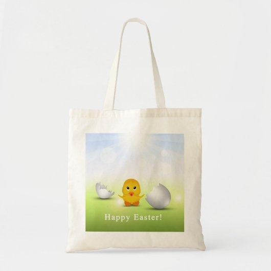 Tote Bag Joli Petit Bébé de Pâques Chick (Devant)