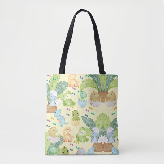 Tote Bag Joli petit dino (Devant)