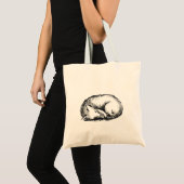 Tote Bag Joli renard dormant (Devant (produit))