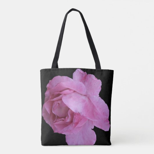 Tote Bag Joli rose rose fleurs boho mode art (Dos)
