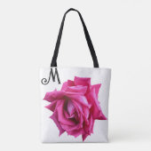 Tote Bag Joli rose rose floral boho mode girly (Dos)